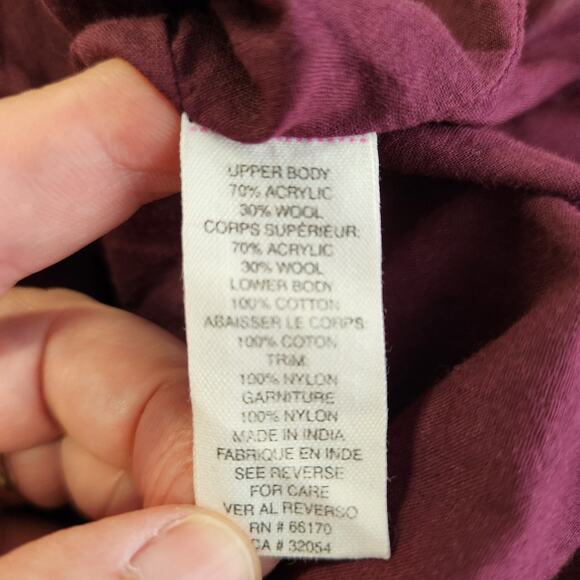 FREE PEOPLE Mini Dress Women 4 Purple Brown Y2K Babydoll Boho Gypsy Forest Fairy - Picture 6 of 12